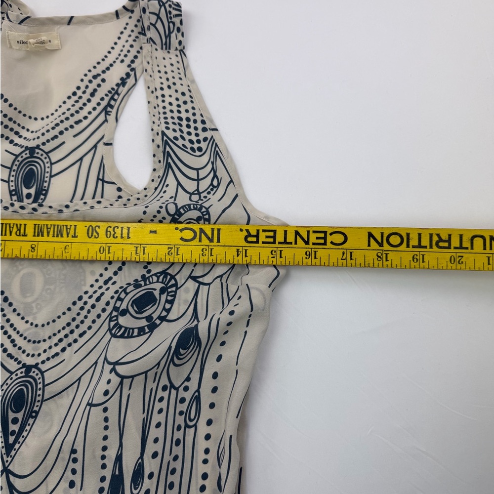 UO Silence + Noise Flapper Inspired Silky Ruffle Hem Tank Dress XS - Picture 6 of 9